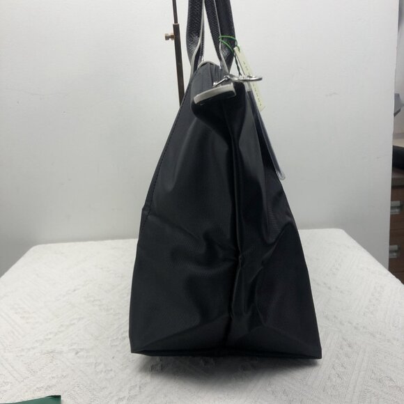 NWT Longchamp Le Pliage Original Large Shoulder Nylon Bag Tote IN NEW BLACK - Picture 2 of 10